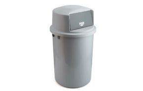 afvalbak met klapdeksel 130 liter