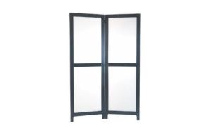 kamerscherm zwart/wit