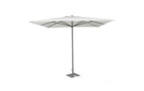 marktparasol ecru vierkant