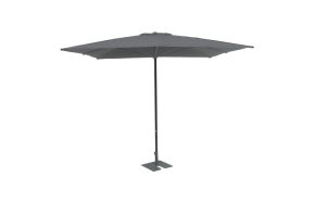 marktparasol antraciet vierkant 3 x 3 m.. met voet