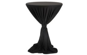 statafeldecoratie Classic met strik zwart