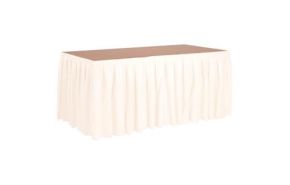 tafelrok Classic wit 410 x 73 cm.