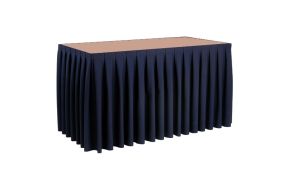 buffettafelrok Classic donkerblauw 410 x 88 cm.