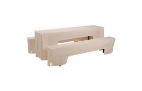 bierbankhoezenset Classic ecru