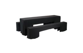 bierbankhoezenset Classic zwart