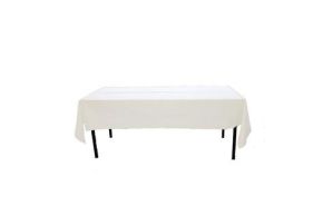 tafellaken wit 280 x 130 cm.