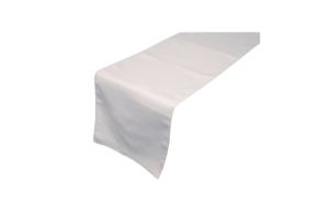 tafelloper wit 130 x 40 cm.