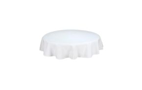 tafellaken wit rond 250 cm.