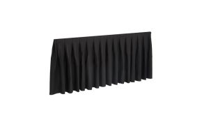 tafelrok passtuk zwart 200 x 73 cm