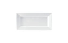 bord plat wit rechthoekig Quadra 28 x 15,5 cm.