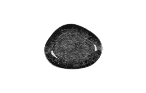 bord driehoek Tahiti marmerzwart 21,5 x 16,5 cm.