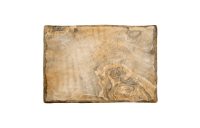 schaal plat Woodstock melamine 40 x 27,5 x 3,5 cm.