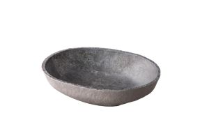 schaal halfdiep Rock melamine 37,5 x 32 x 9,5 cm. 4,5 liter