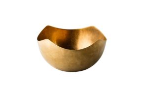 schaal diep Vintage gold Zen 26 cm.
