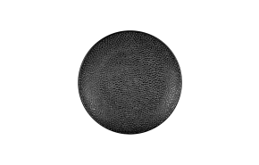 bord plat Honeycomb zwart 21 cm.