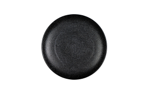 bord plat Honeycomb zwart 27,5 cm.