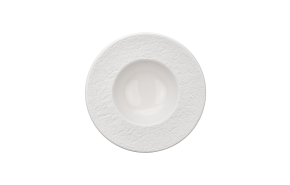 bord diep Chalk wit 27 cm.