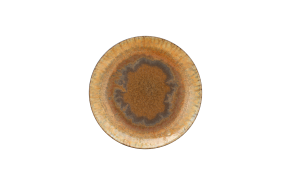 bord plat Cecil gold brown 21 cm.