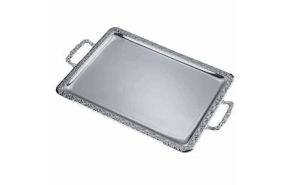 schaal rechthoekig met oor rvs 50 x 36 cm. xxUIT COLLECTIExx