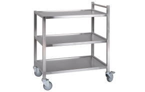 serveerwagen met 3 legborden.