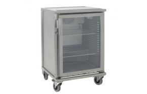 flessenkast verrijdbaar met glazendeur 180 liter