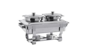 chafing dish gn. met 2 pannen