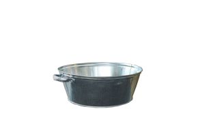 teil Zink met 2 handvaten