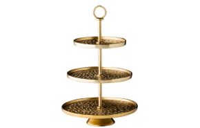 etagére 3 etages Gold