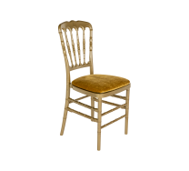 stoel Versaille goud met gouden zitting