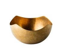 schaal diep Vintage gold Zen 26 cm.