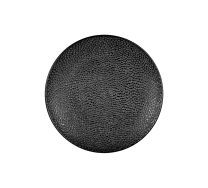 bord plat Honeycomb zwart 21 cm.