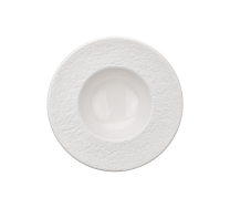 bord diep Chalk wit 27 cm.